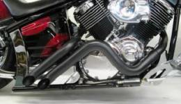 v star 1100 slip on exhaust